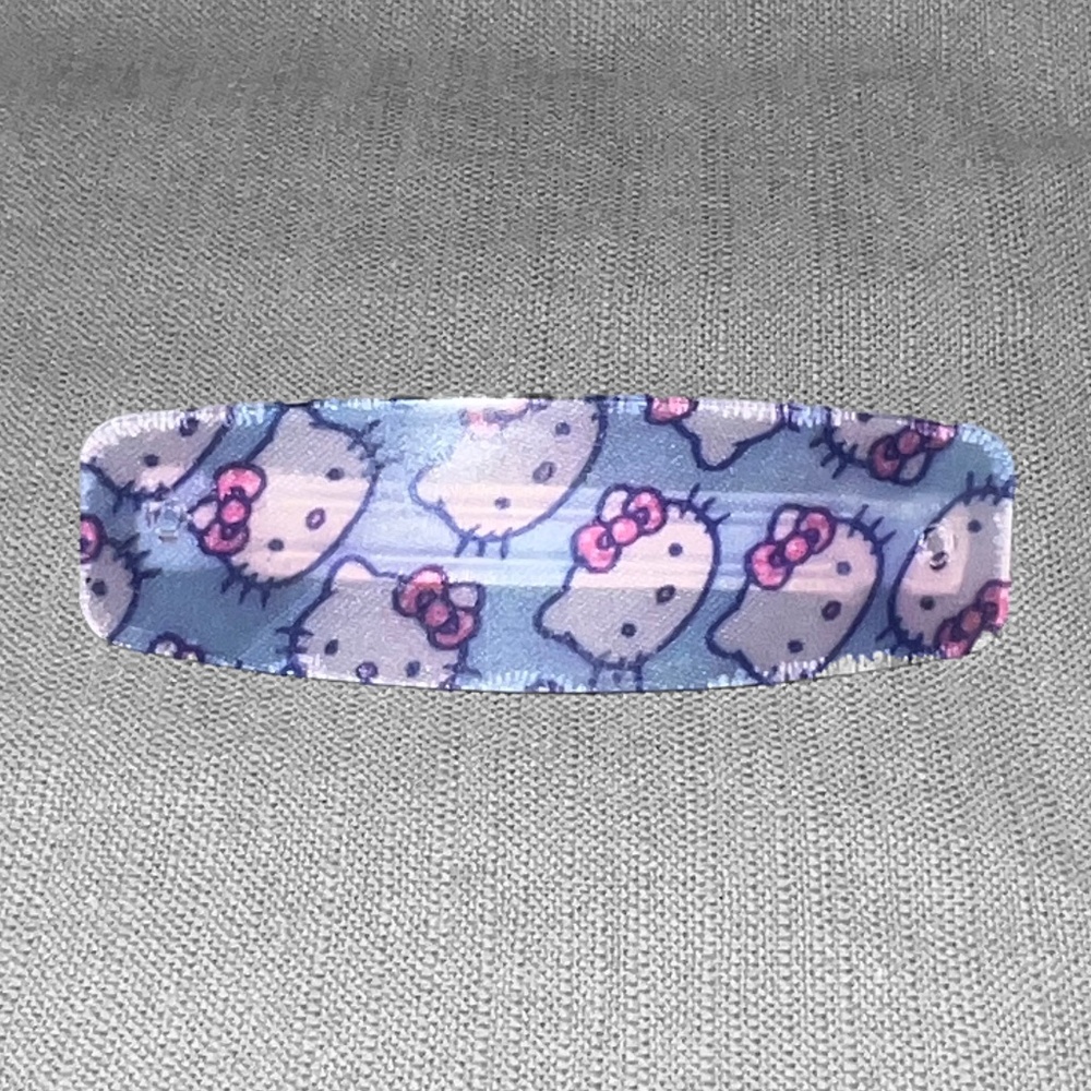 Vintage Hello Kitty Large Spring Barrette